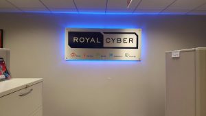 Lutz Lighted Signs Royal Cyber Indoor Lobby Sign Backlit 300x169